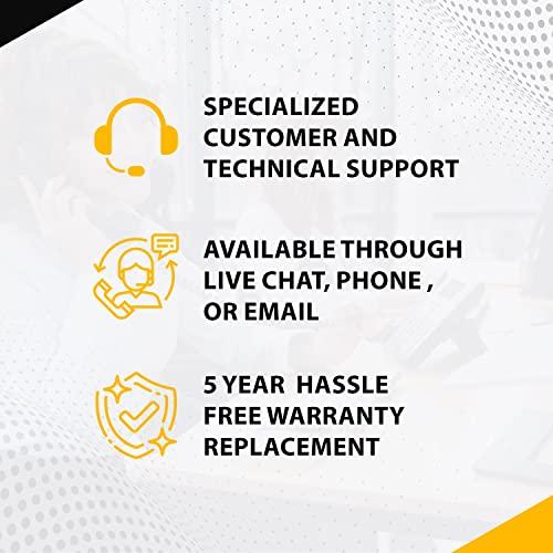 K KRIËGER Krieger 350 Watt Voltage Transformer, 110/120V to 220/240V Step Up Step Down Voltage Converter with AC Outlets, MET Approved Under UL, CSA