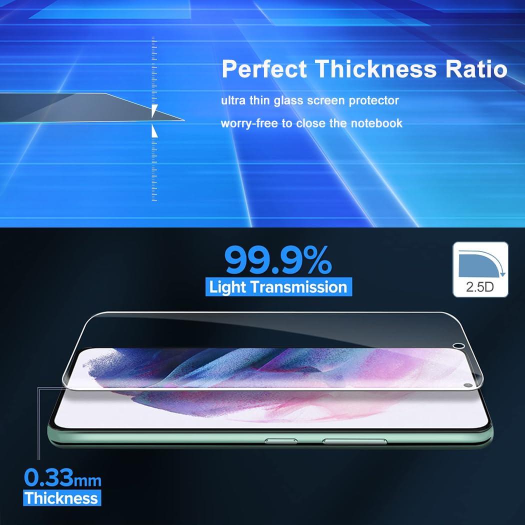 YINOVEEN 2Pack Tempered Glass Screen Protector for Lenovo Tab M10 Plus 3rd Gen 10.6 Inch 2022, Glass Screen Guard for 10.6 inch Lenovo Tab M10 Plus Gen 3 TB125FU TB128FU TB128XU 2022, 2.5D Radian, 9H Hardness