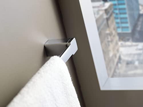 Moen Moen YB8824CH 90 Degree Modern 24-Inch Single Bathroom Single-Towel Bar, Chrome