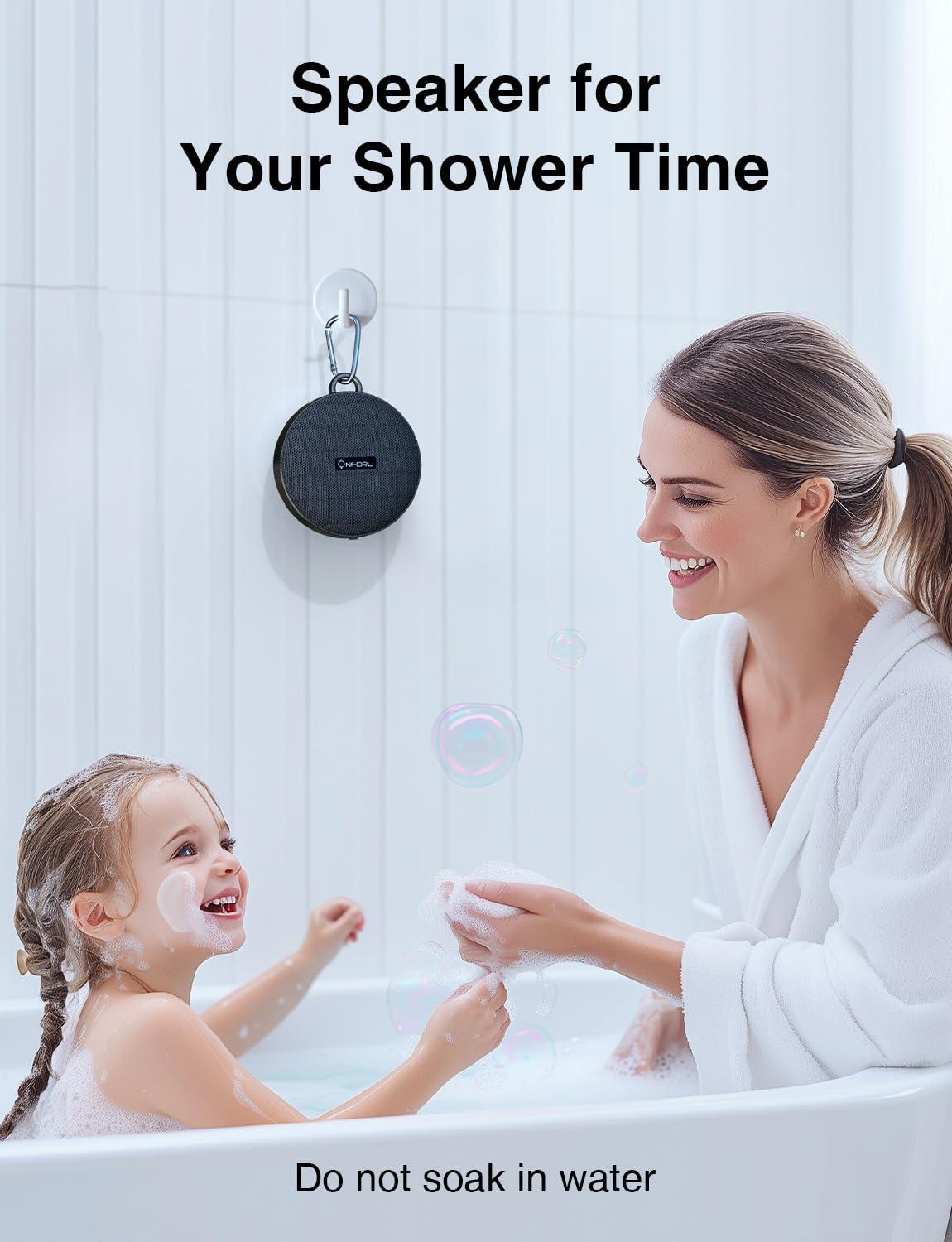 Onforu Onforu Portable Bluetooth Speaker for Bike, IP65 Waterproof & Dustproof Mini Outdoor Shower Travel Speaker, Bluetooth 5.0, Wireless Bicycle Speaker with Loud Sound for Riding, Ideal Gifts