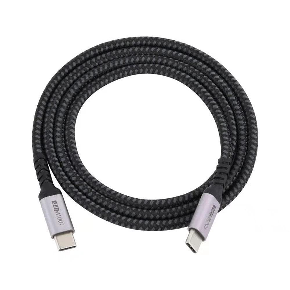FireFold NetStrand USB C to USB C Cable 100W PD | Fast Charging Charger Cord | USB 3.1 Type-C Braided Cable | Compatible with USB 3.0, 2.0, and 1.1 (3)