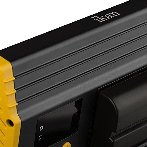 Ikan Ikan Onyx 120 Bi-Color Aluminum On Camera LED Light, Black (OYB120)