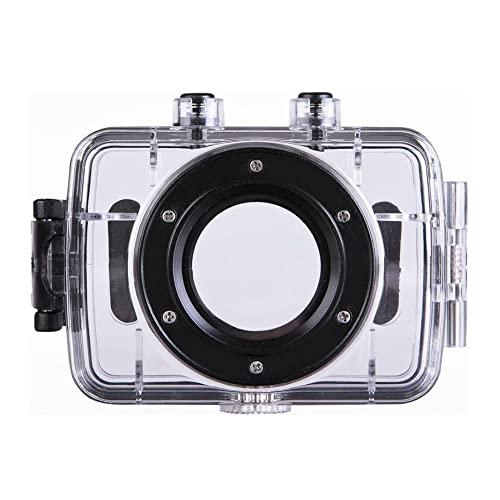 Vivitar Vivitar DVR781HD HD Action Cam with LCD Rear Screen and Waterproof Case (Black) Bundle with 50-In-1 Action Camera Accessory Kit (Compatible with GoPro) and 32GB MicroSD Card Bundle (3 Items)