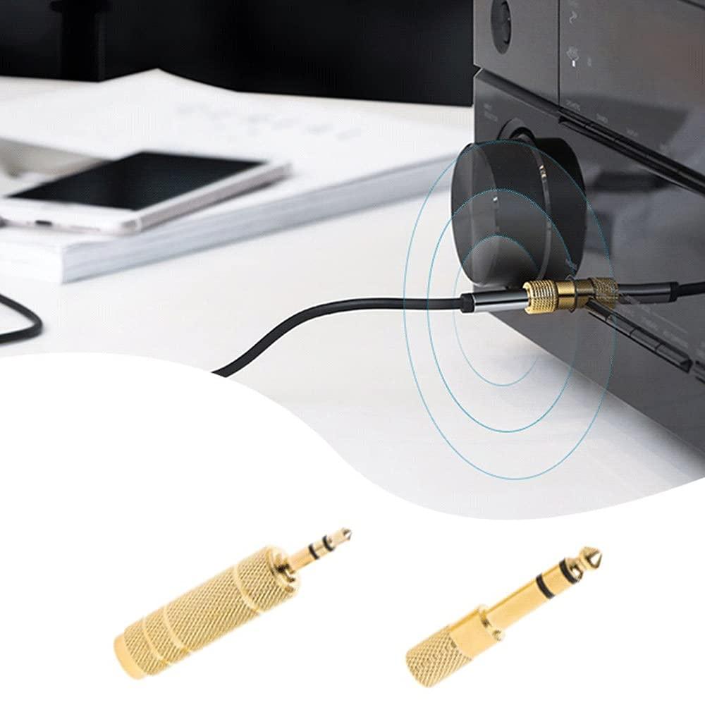 DirectNine Basics Jack 6.5 Plug Male to 3.5 Mm Female Connector Headphone Amplifier 6.5 Mm Microphone Auxiliary Adapter 3.5 Mm Converter