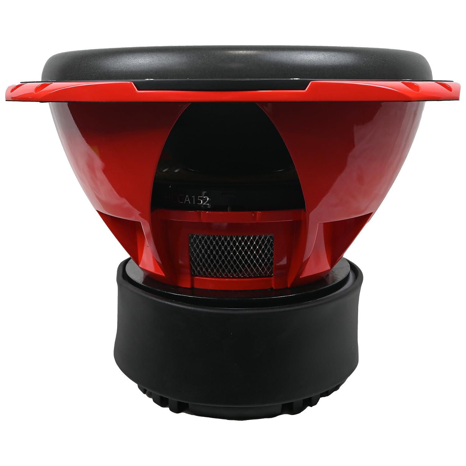 ORION Orion HCCA Series HCCA154 High Performance 15 Competition Grade Car Subwoofer, 10000W Max Power, 2500W RMS, Dual 4 ohms, 4 Voice Coil - Powerful Black Coil Subwoofer for Cars, Trucks, Jeeps