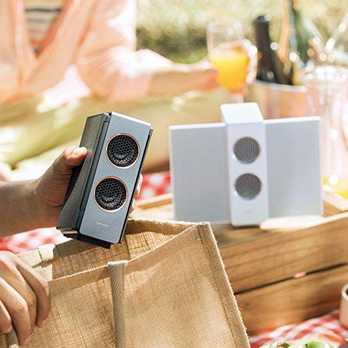 BenQ BenQ Trevolo S Wireless Bluetooth Portable Electrostatic Speaker, 3D Mode, NFC, USB DAC, 18 Hrs Playing Time (White)