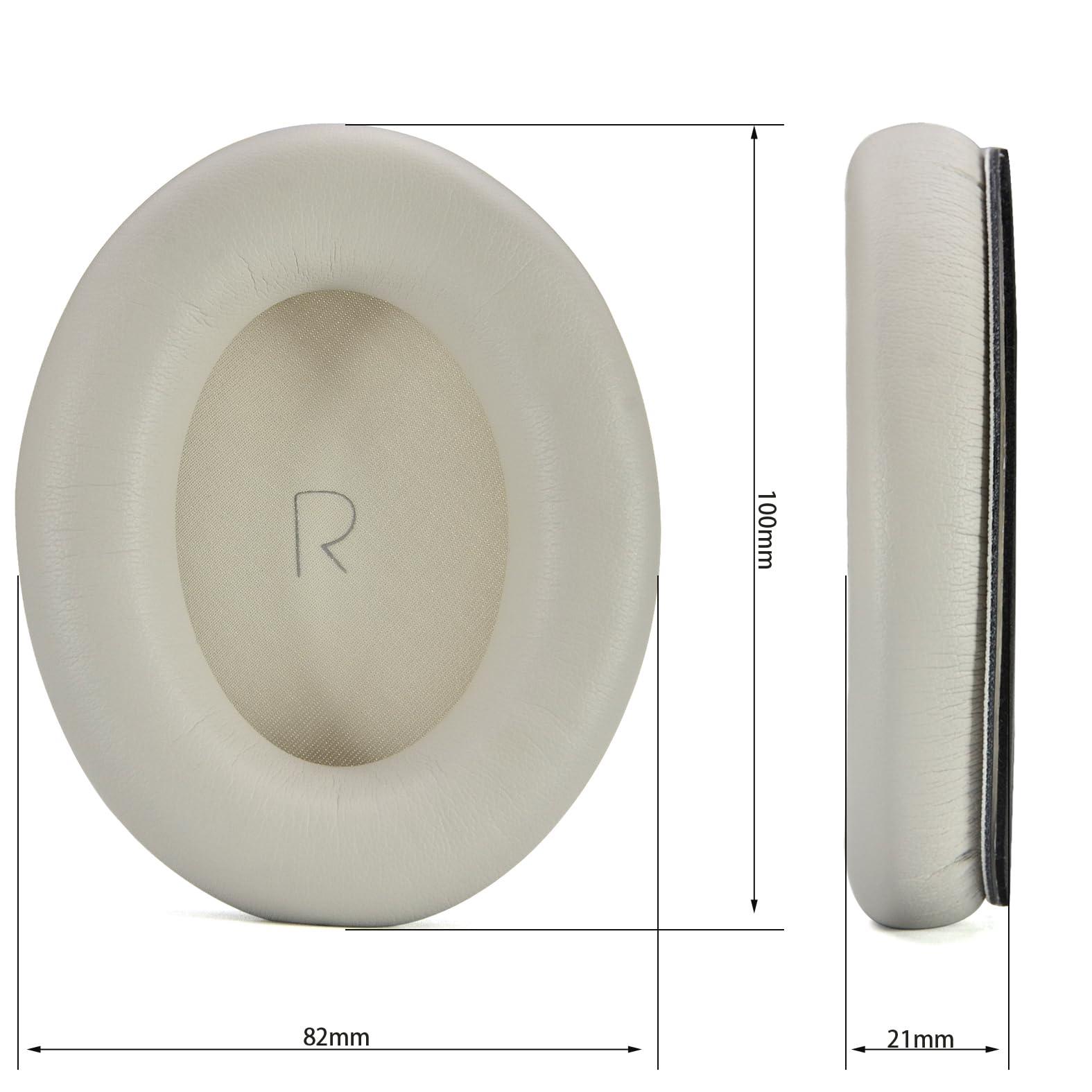 defean defean Ear Pads Replacement Compatible with JBL Tour ONE/Tour ONE M2 Wireless Over-Ear Noise Cancelling Headphones, Softer Protein Leather Comfort Noise Isolation Foam Champagne