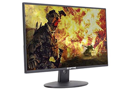 Sceptre Sceptre 24 Inch 75Hz 1080p LED Monitor with Build-in Speakers HDMI VGA Ports, New Black 2019 (E248W-1920)