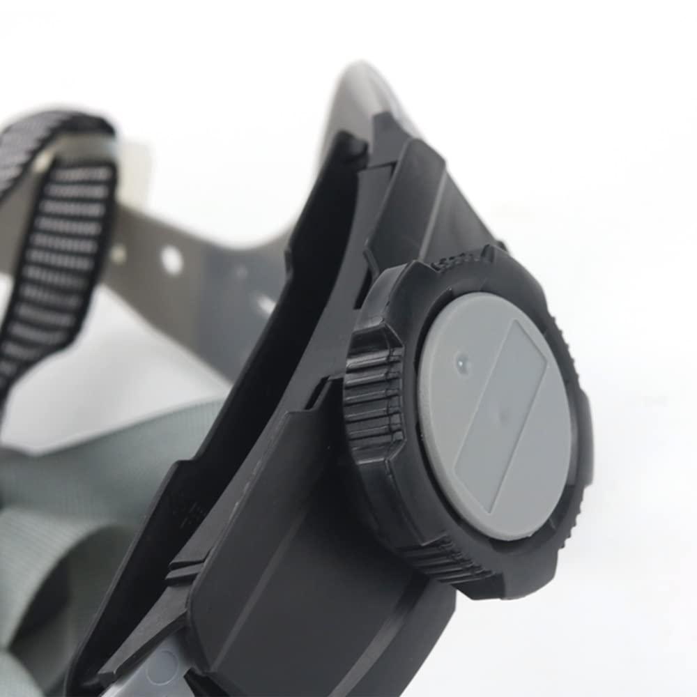 LUXUCURE Full Brim Hard Hats Aluminum Alloy Construction Safety Helmet,Rivet Reinforced Protective Equipment Work Cap for Engineering Miner\'s Forestry,Silver