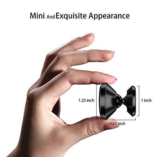 Humixx Humixx Magnetic Car Phone Mount 360 Degree Rotation, Magnetic Cell Phone Holder for Car Dashboard Compatible with iPhone 11 Pro/ SE/ XR/ XS/ 8, Samsung Note 20 10 9 8 S20 Ultra S10 and More