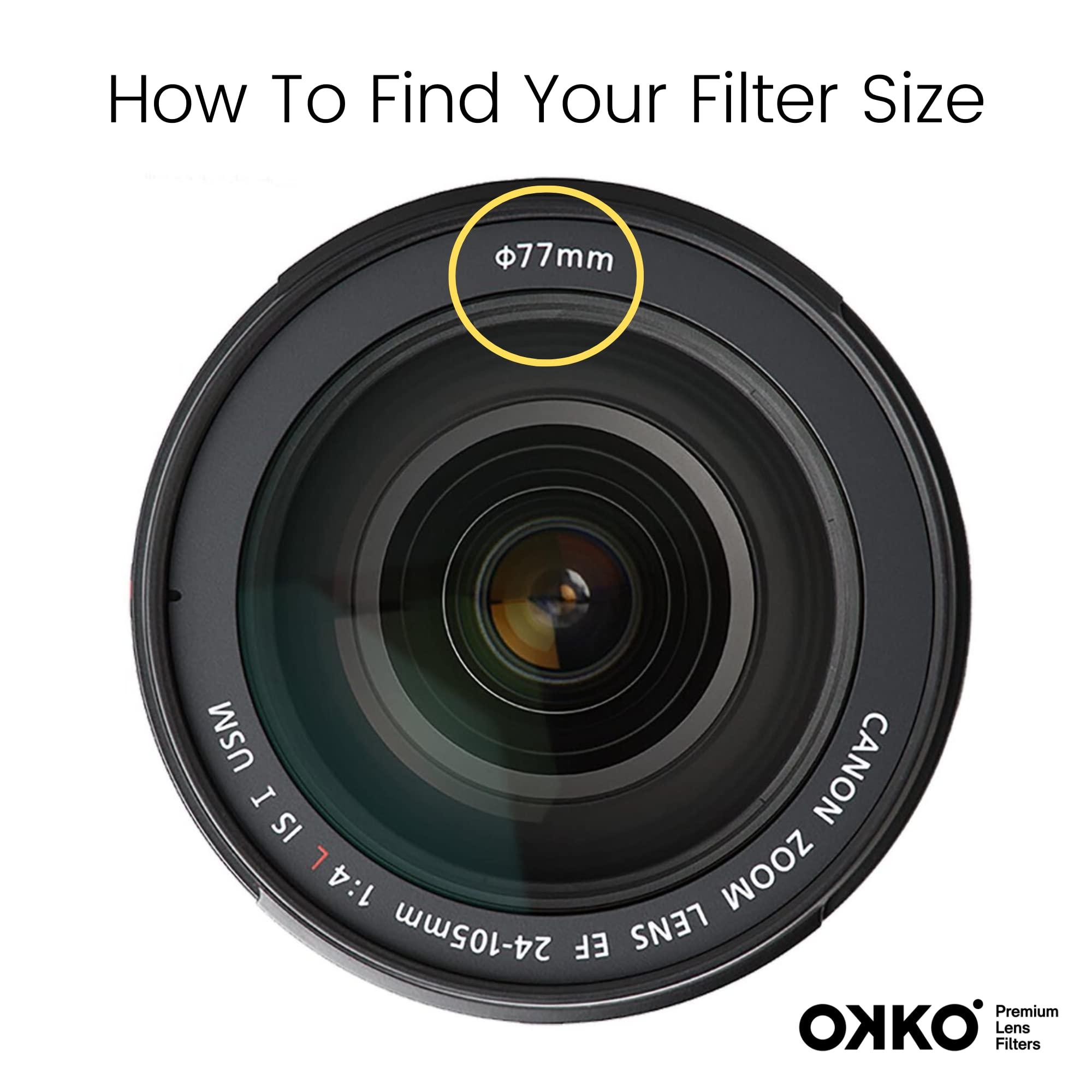 OKKO Okko Pro Variable Neutral Density Filter, Ideal for Longer Exposures and Video, Compatible with All Major Camera Brands, Adjustable Rotate 360 with ND 1-9 Stops. Break it, we Replace it Free - 67mm