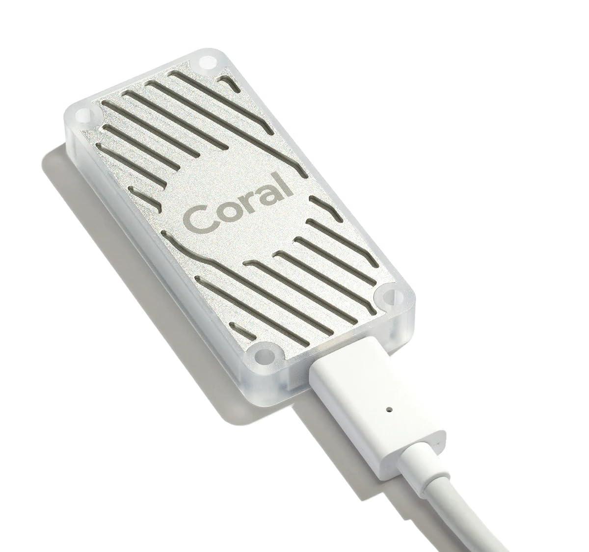 Google Coral Google Coral USB Edge TPU ML Accelerator coprocessor for Raspberry Pi and Other Embedded Single Board Computers