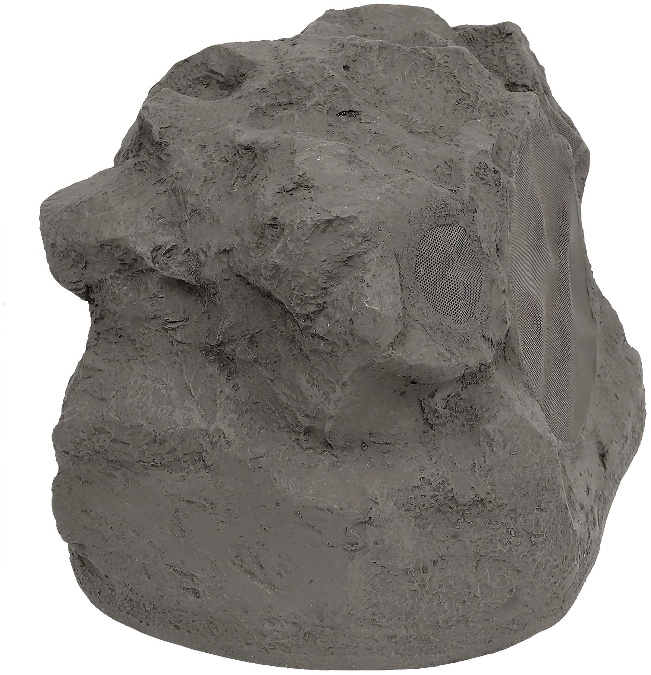 Proficient Audio Proficient Audio PAS-RS8SI-GRANITE Model RS8Si DVC/SST Outdoor Rock Speaker, Granite; 8" Injection-Molded TCC Filled Polypropylene Cone; Low Diffraction Aluminum Grilles; Dual Voice Coil Woofer