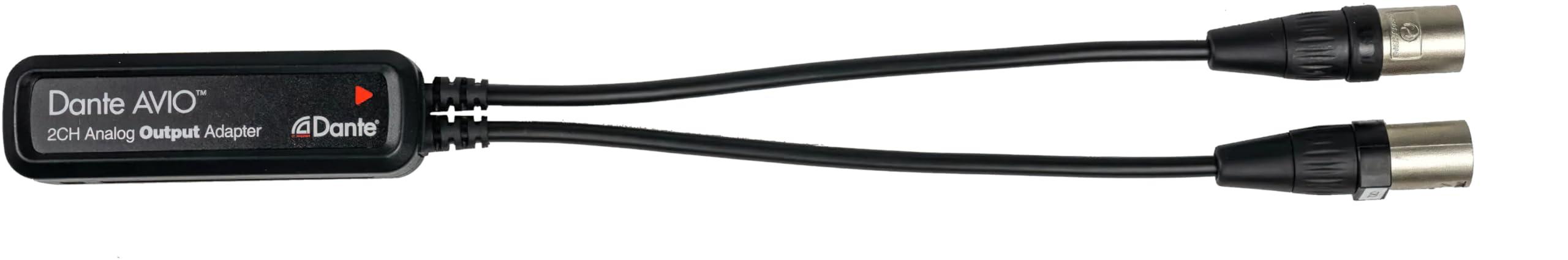 DirectNine Basics DirectNine Basics Listen Technologies LA-466 Dante 2 Channel Output XLR Adapter, Drive Analog Line-Level Products from Any Dante-Connected Network