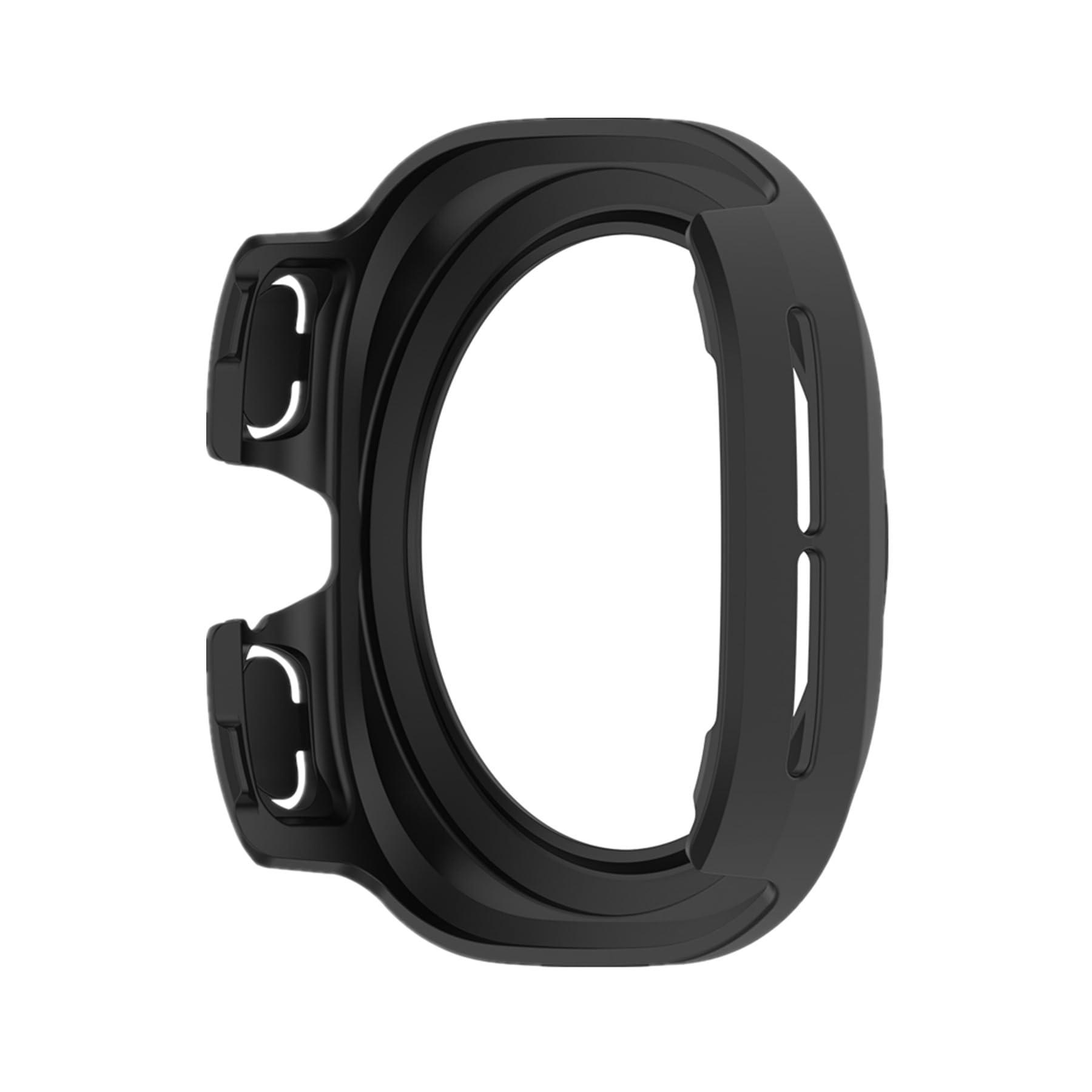 Muovrto Muovrto Protective Cover for Samsung Watch 7 Ultra,Anti Drop Full Cover TPU Protective Case (Black)