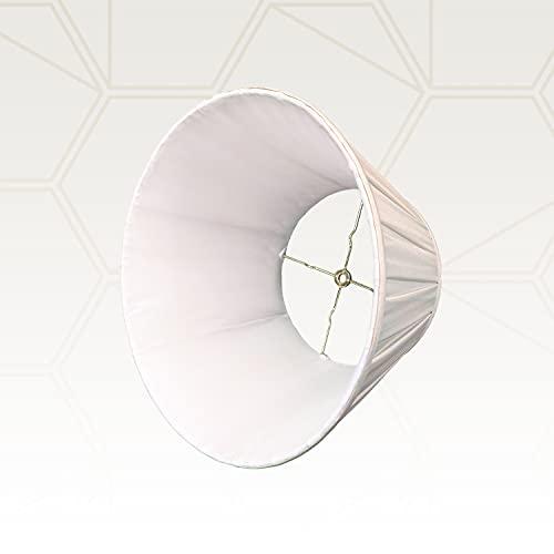 Royal Designs, Inc. Royal Designs Empire English Pleat Basic Lamp Shade, Linen Beige, 12.5 x 20 x 13.5
