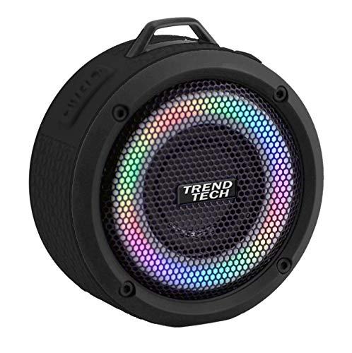 Wireless Express Wireless Express Dorm Blaster Super Sound Waterproof LED Speaker - Light up, All Weather Bluetooth Speaker - Superior Sound and Quality (Black)