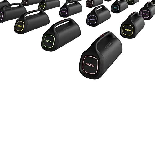 LG LG XG9QBK.DUSALLK Go Portable Bluetooth Speaker - Stage Lighting and up to 24-Hour Battery, Black