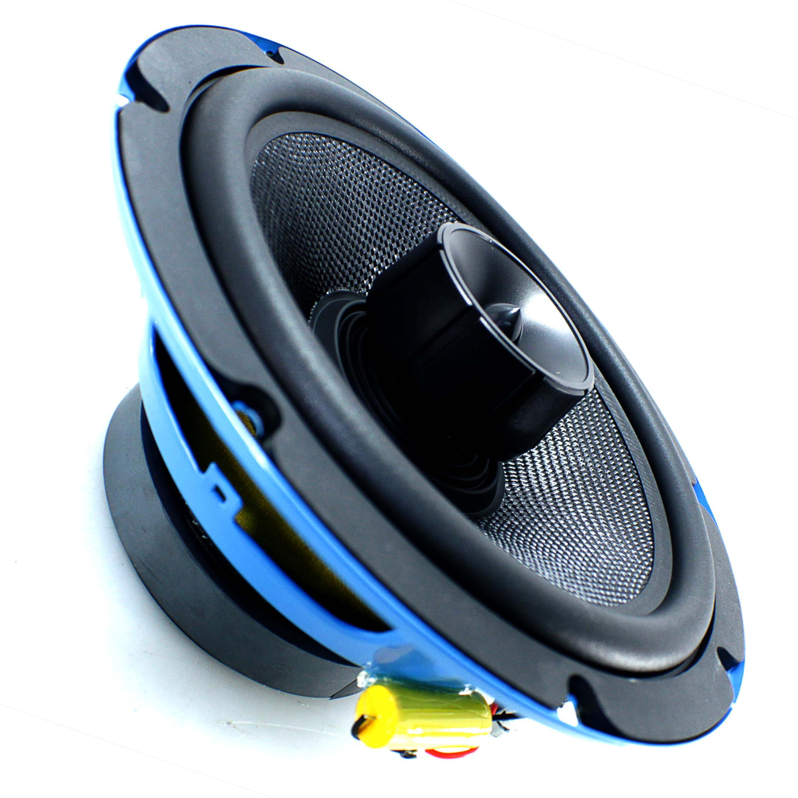 Galeforce Audio Galeforce Audio Pair of 8"" Coaxial 200W Max Midrange Marine Speakers, Blue