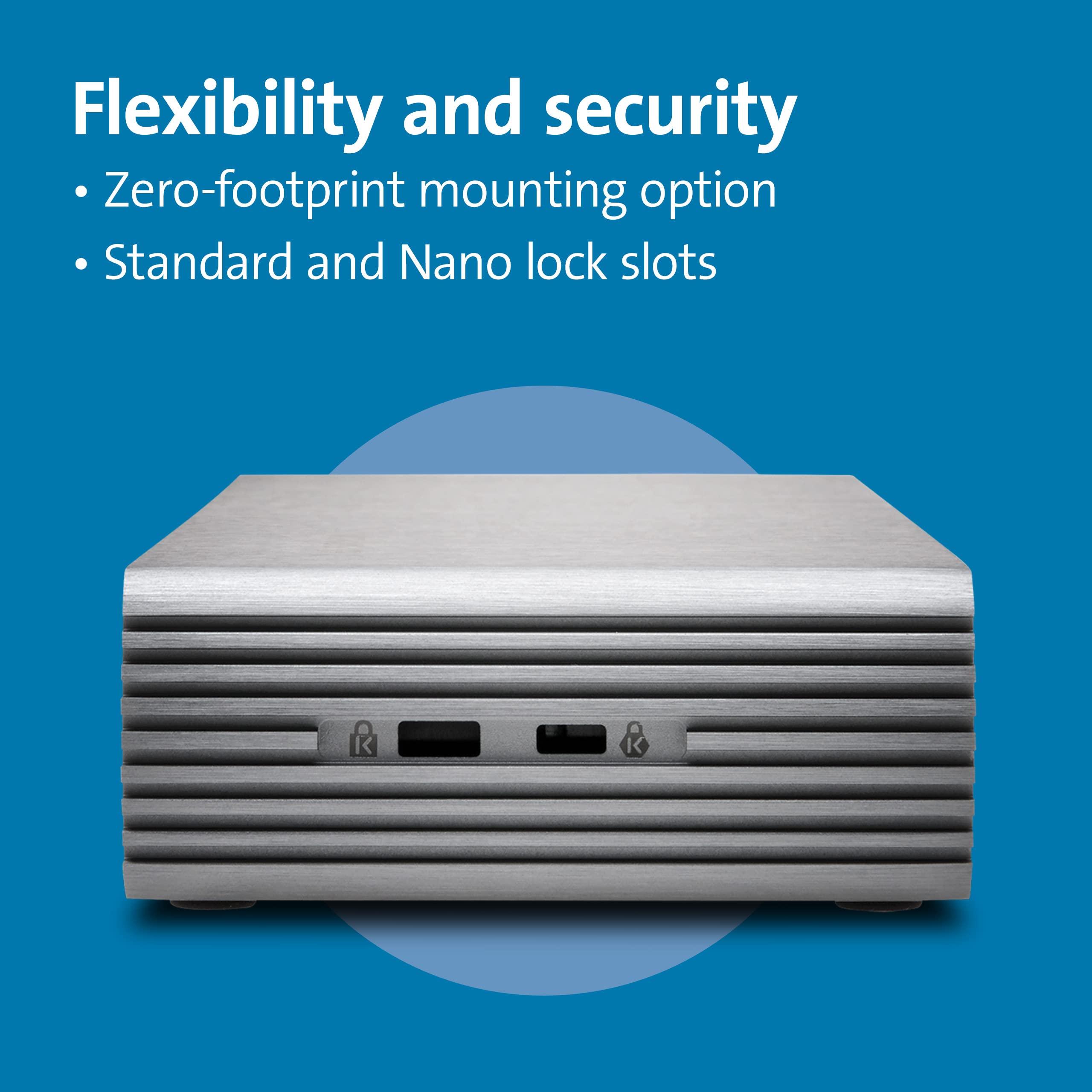 Kensington Kensington SD5780T Thunderbolt 4 Dual 4K Docking Station with up to 100W Power Delivery & SD Card Reader, HDMI & Thunderbolt 4 Ports for Windows and MacBooks (K33040NA)