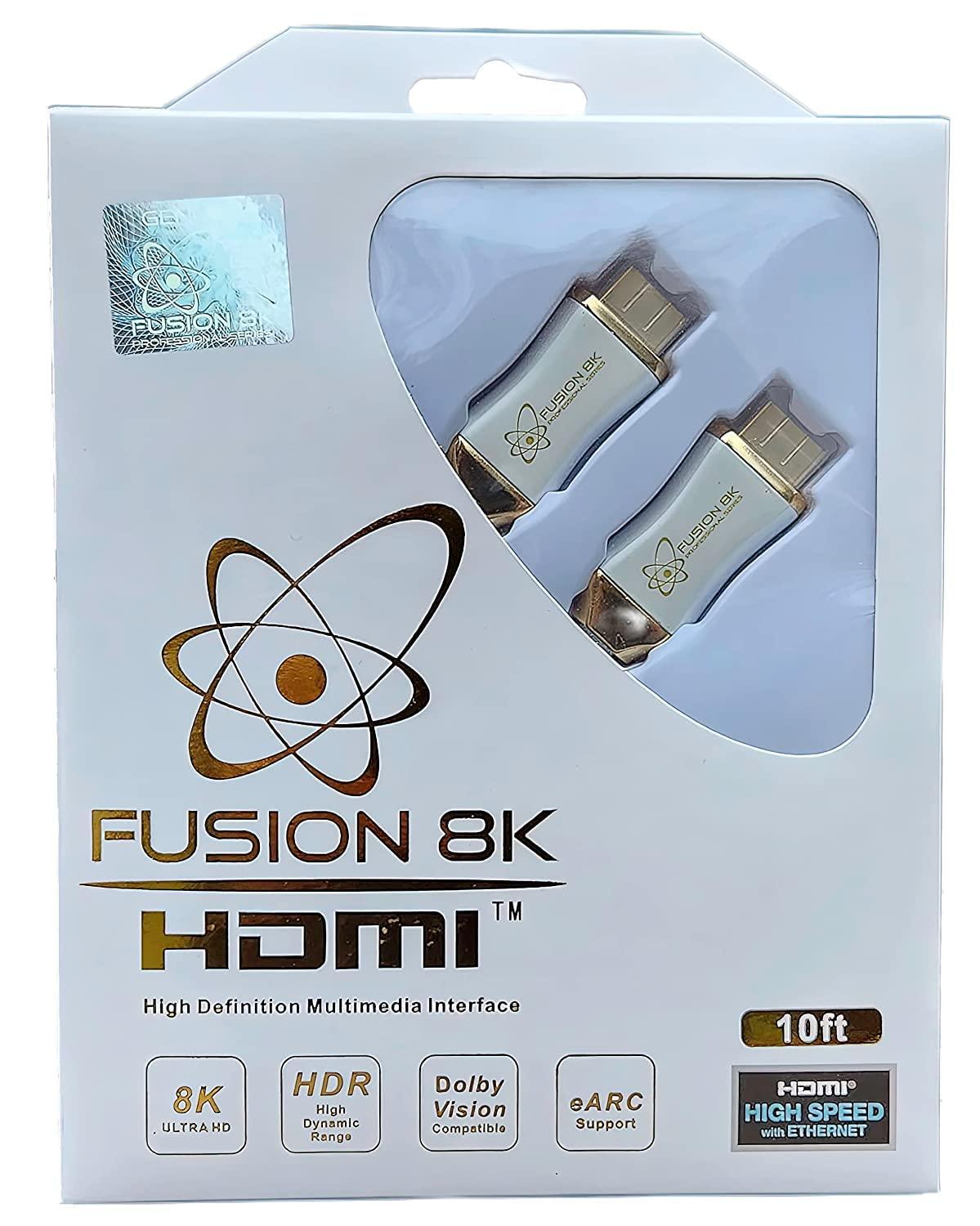 Fusion8K Fusion8K Buy 2 Black HDMI Cables & Get One White HDMI Cable
