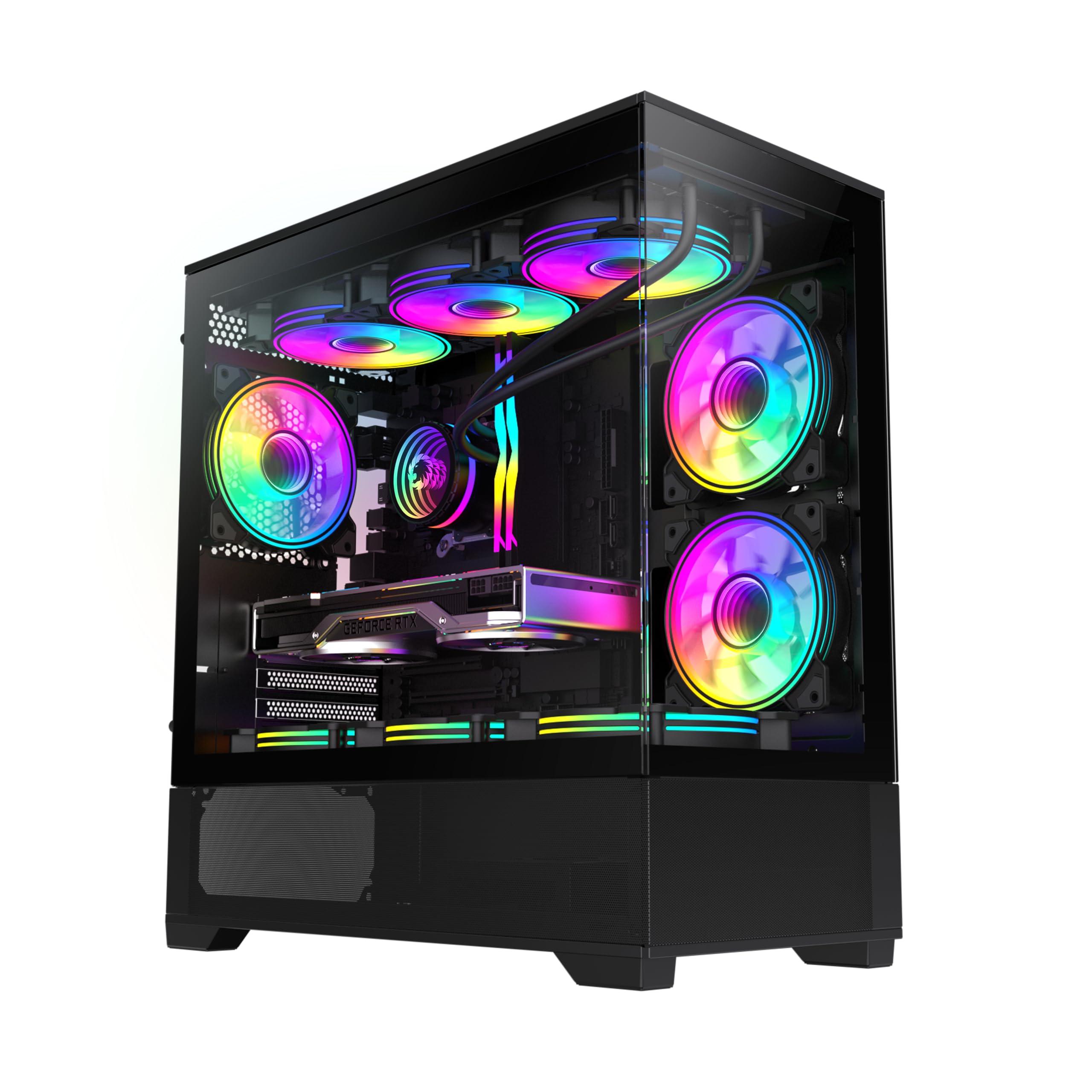 GAMEMAX GAMEMAX Vista MB Black Micro-ATX Tower Computer Case