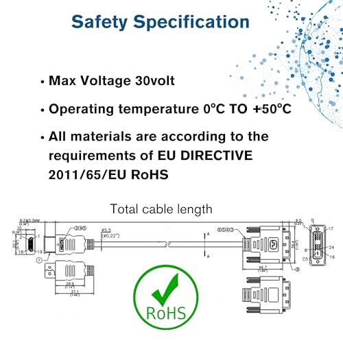 C2G/ Cables To Go C2G/ Cables To Go C2G DVI to HDMI Cable, HDMI Adapter, DVI-D Male to HDMI Male, 1080p, Gold Plated for PS4 & PS3, 4.9 Feet (1.5 Meters), Black, Cables to Go 42515