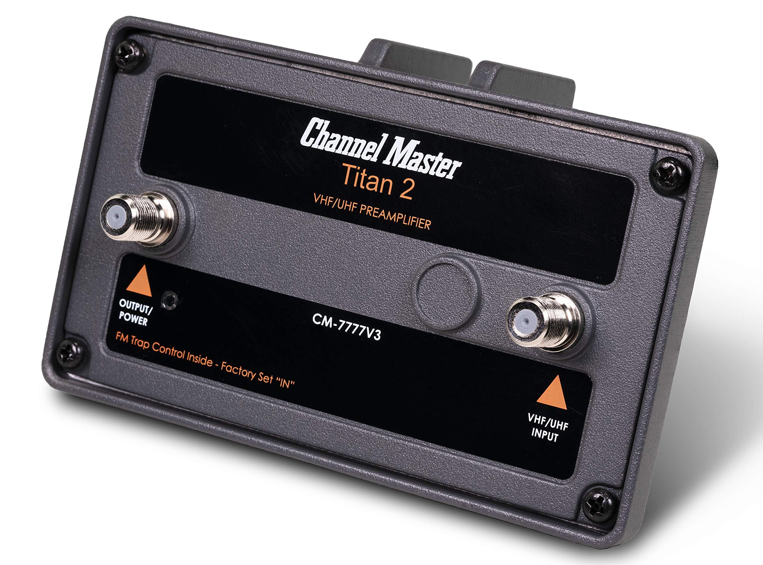 Channel Master Channel Master CM-7777V3 Titan 2 High Gain TV Antenna Preamplifier [Version 3]