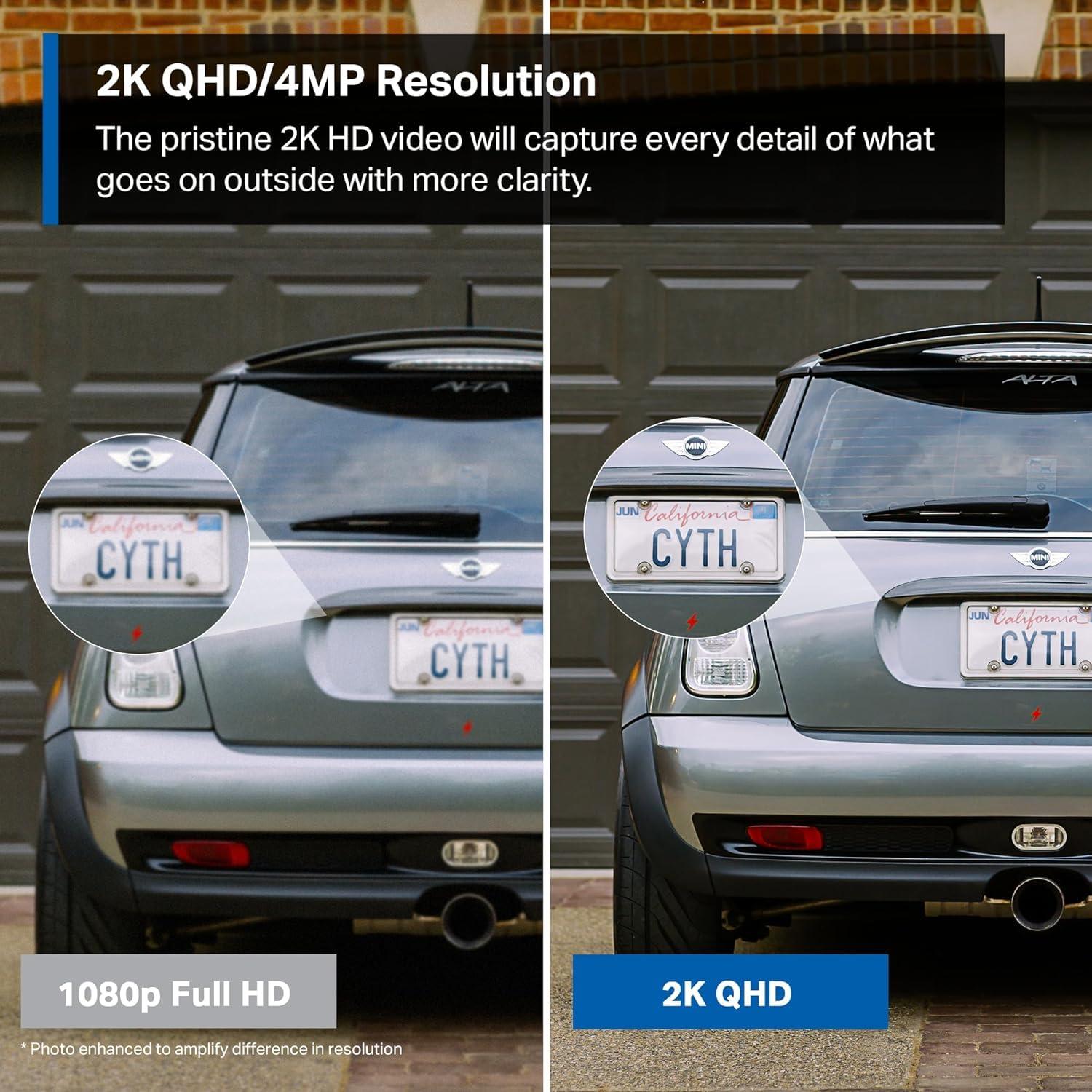 Tapo TP-Link MagCam, 2024 PCMag Editors Choice & Wirecutter Recommended Outdoor Security Camera, 2K, Battery, Magnetic Mount Wireless Camera, 150 FOV, SD/Cloud Storage, Person/Vehicle Detection