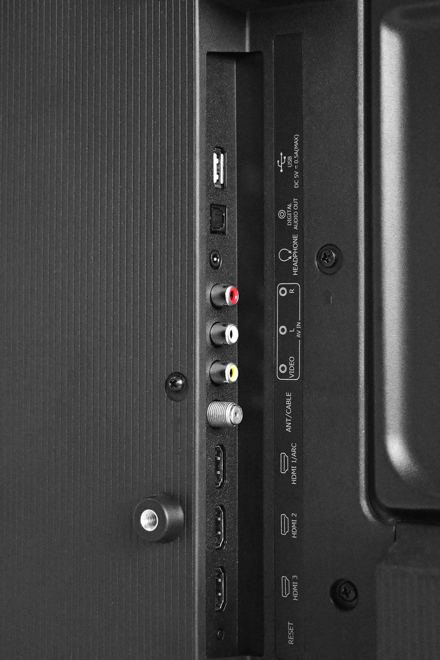 Hisense Hisense 32-Inch Class H4 Series LED Roku Smart TV with Google Assistant and Alexa Compatibility (32H4G, 2021 Model)