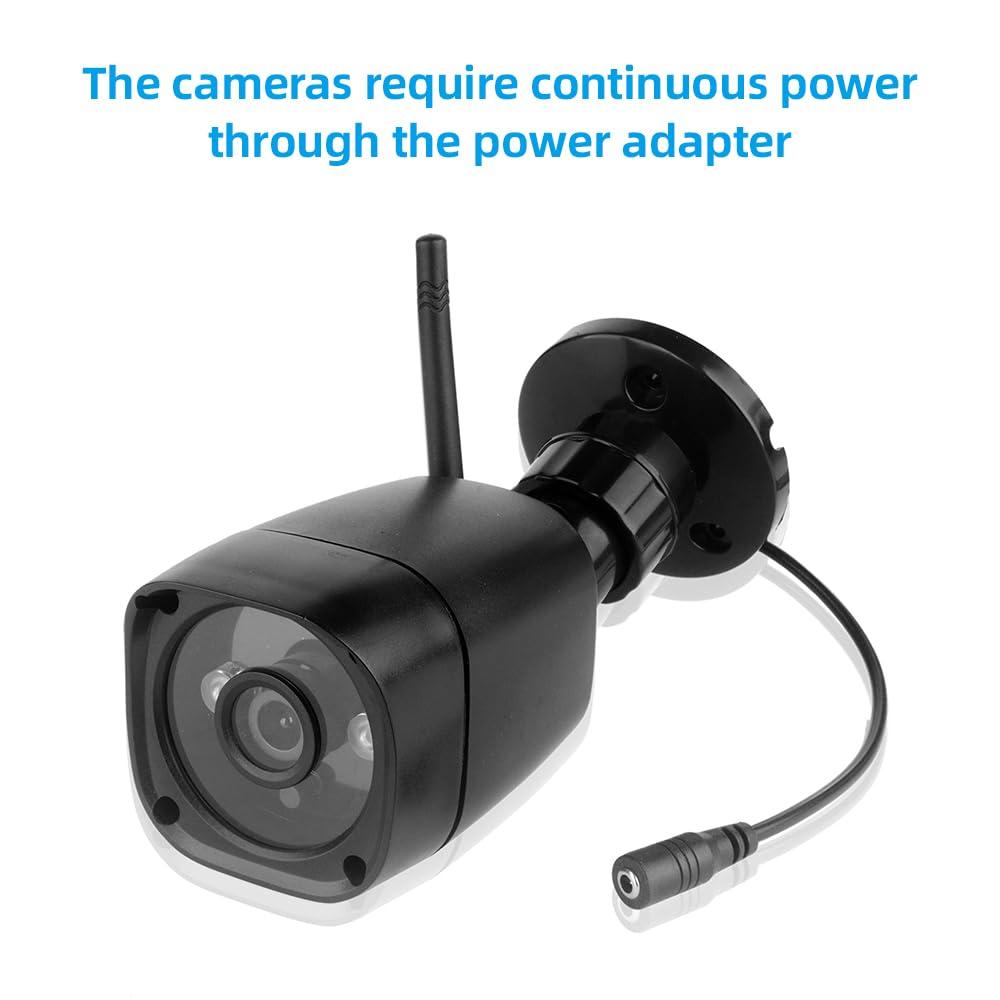 Andoer Andoer Wireless Security Camera DVR System with 720P Camera and 7 Inch LCD Monitor Manual/Loop Video Recording Photo Night Vision 30M Transmission Range for Home Office Warehouse Shopping Mall