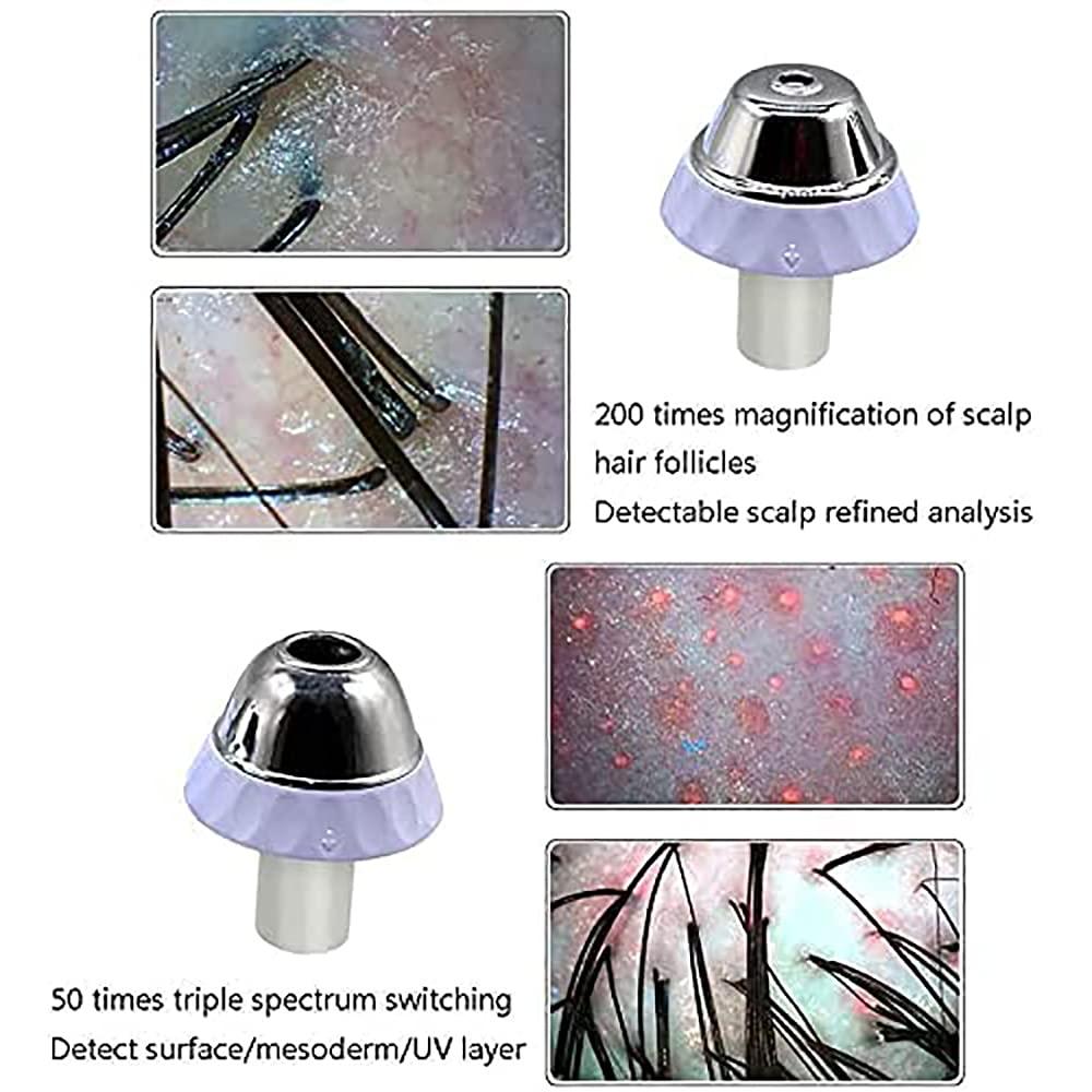 HDGRNCC HDGRNCC 11 Inch Hair Tester, Hair Skin Scalp Detector HD LCD Screen Microscope Tester Skin Scalp Detector Digital Microscope Skin Analyzer for