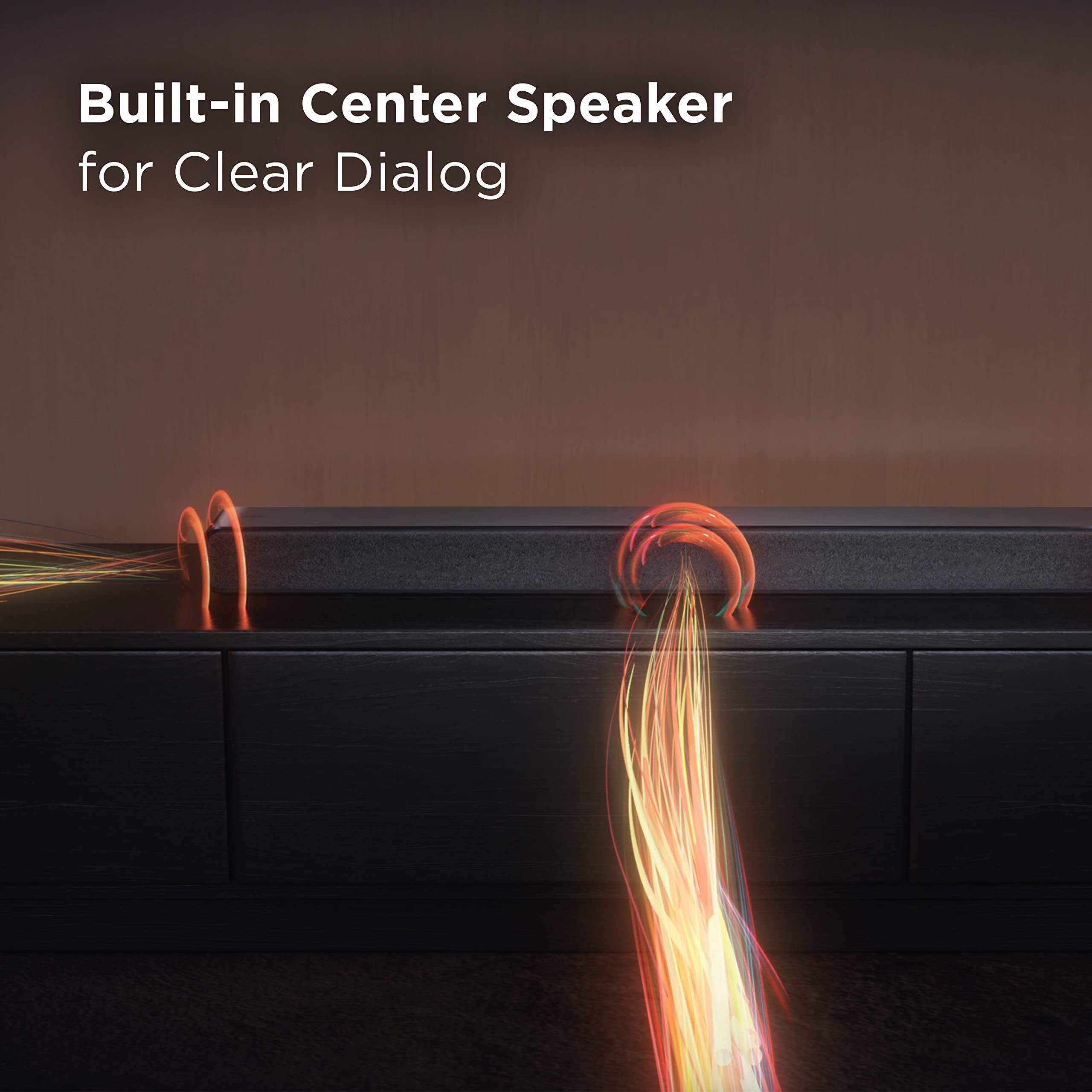 TCL TCL 5.1ch Sound Bar with Wireless Subwoofer (Q6510, 2023 - Model), Dolby Audio, DTS Virtual:X, 430W, Built-in Center Channel Speaker, 2 Rear Surround Sound Speakers, Wall Mount/HDMI Cable Included