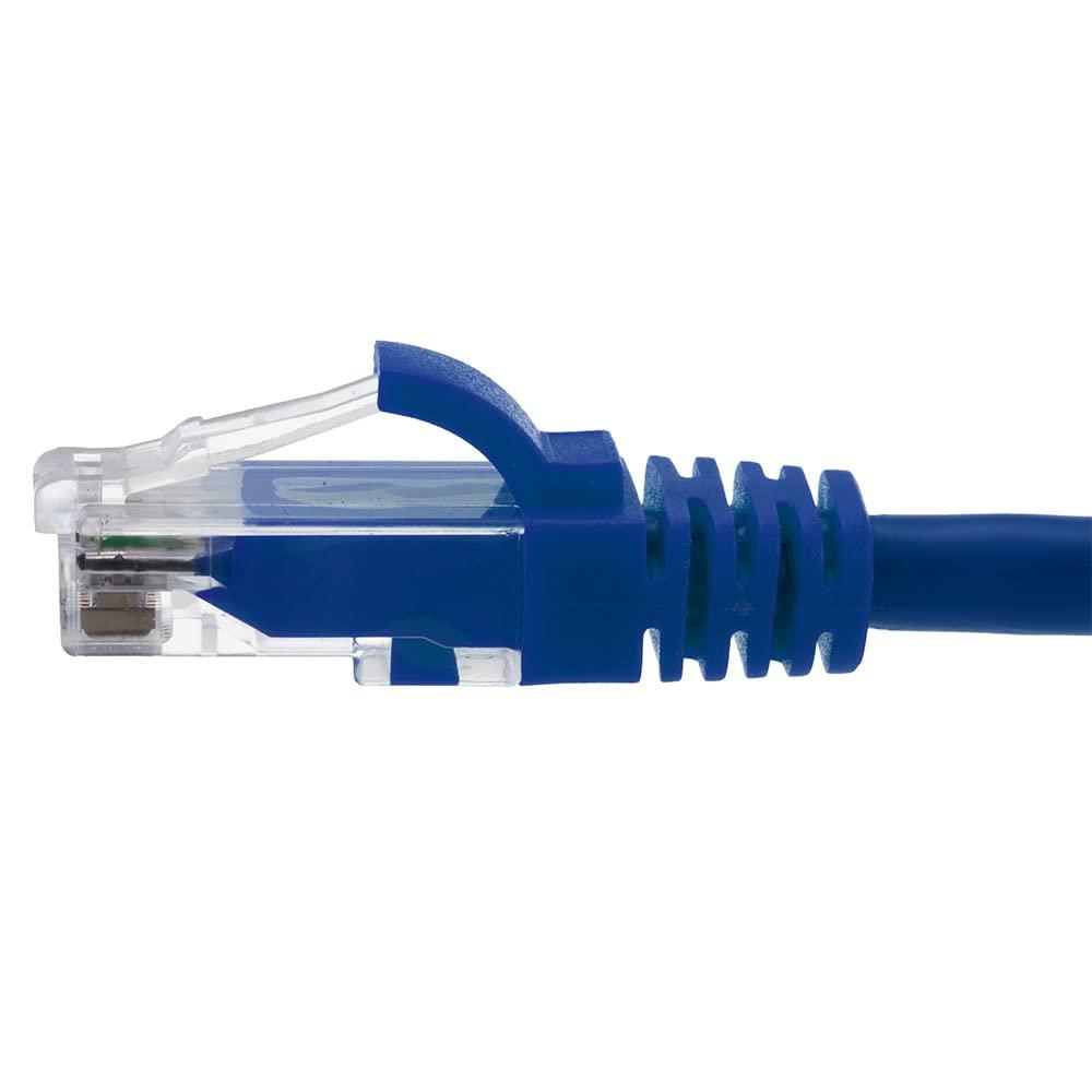 NavePoint NavePoint Ethernet Patch Cable CAT6A, UTP, 24AWG, 1 Ft, 10 Pack, Blue