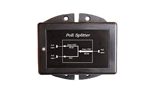 Tycon Power POE-Splitter, 802.3at Input, 802.3af Output Plus a 48V Passive PoE Output. Note: 30W Power only, no Data on 2nd Output. -40C to +70C