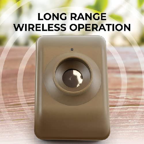Dakota Alert Dakota Alert Long Range Driveway Alarm Motion Detector - DCMA-4k Plus One Mile Wireless Range Alarm System - DCMT-4000 Transmitter & RE-4k Plus Receiver-Use Outdoors, Driveways, Entrances & Backyards