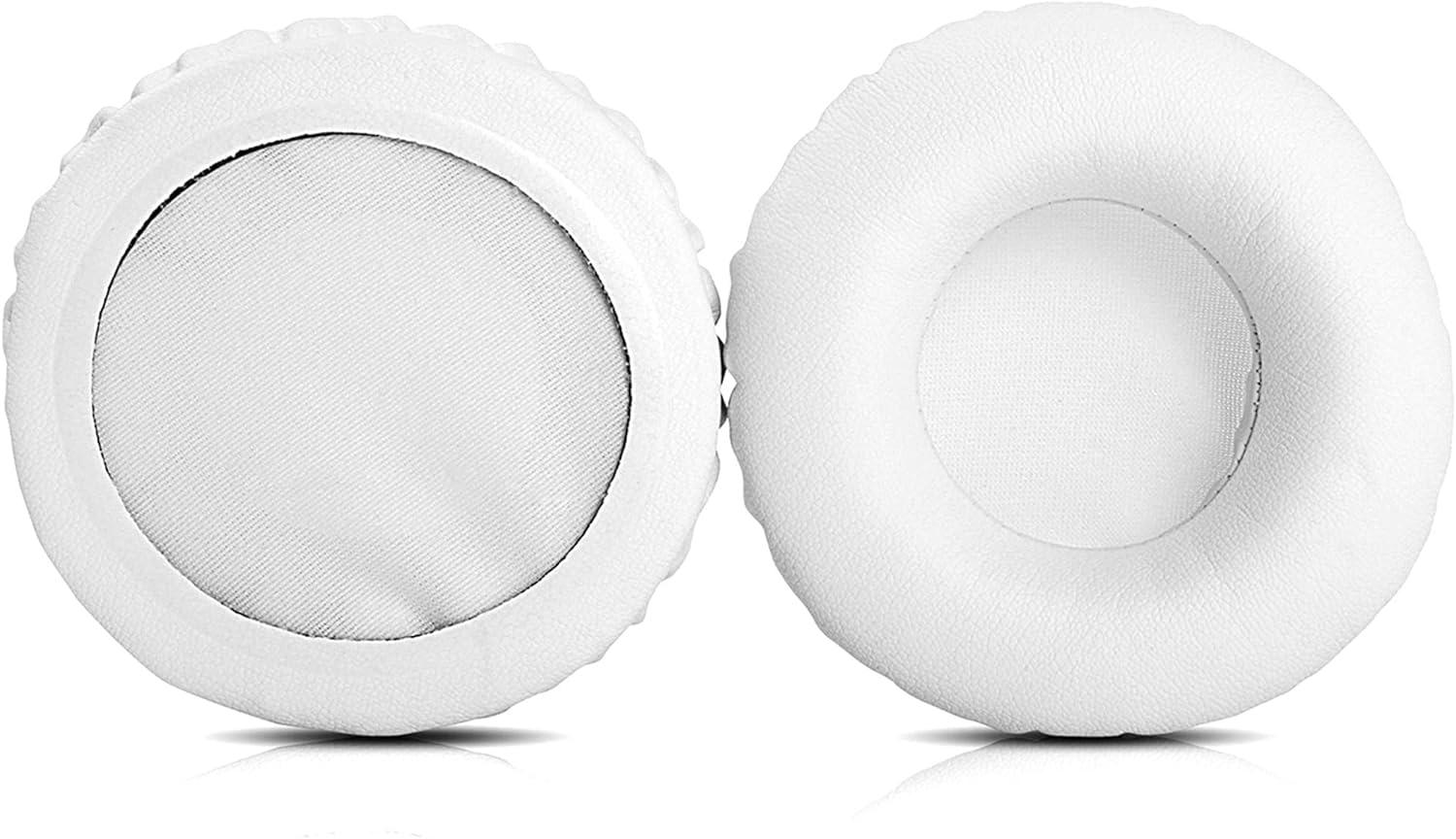 MinHutYa 1 Pair of Replacement Ear Pads Cushion Earpads Compatible with Sony MDR-ZX330BT MDR-ZX300 MDR-ZX310 Headset (White)