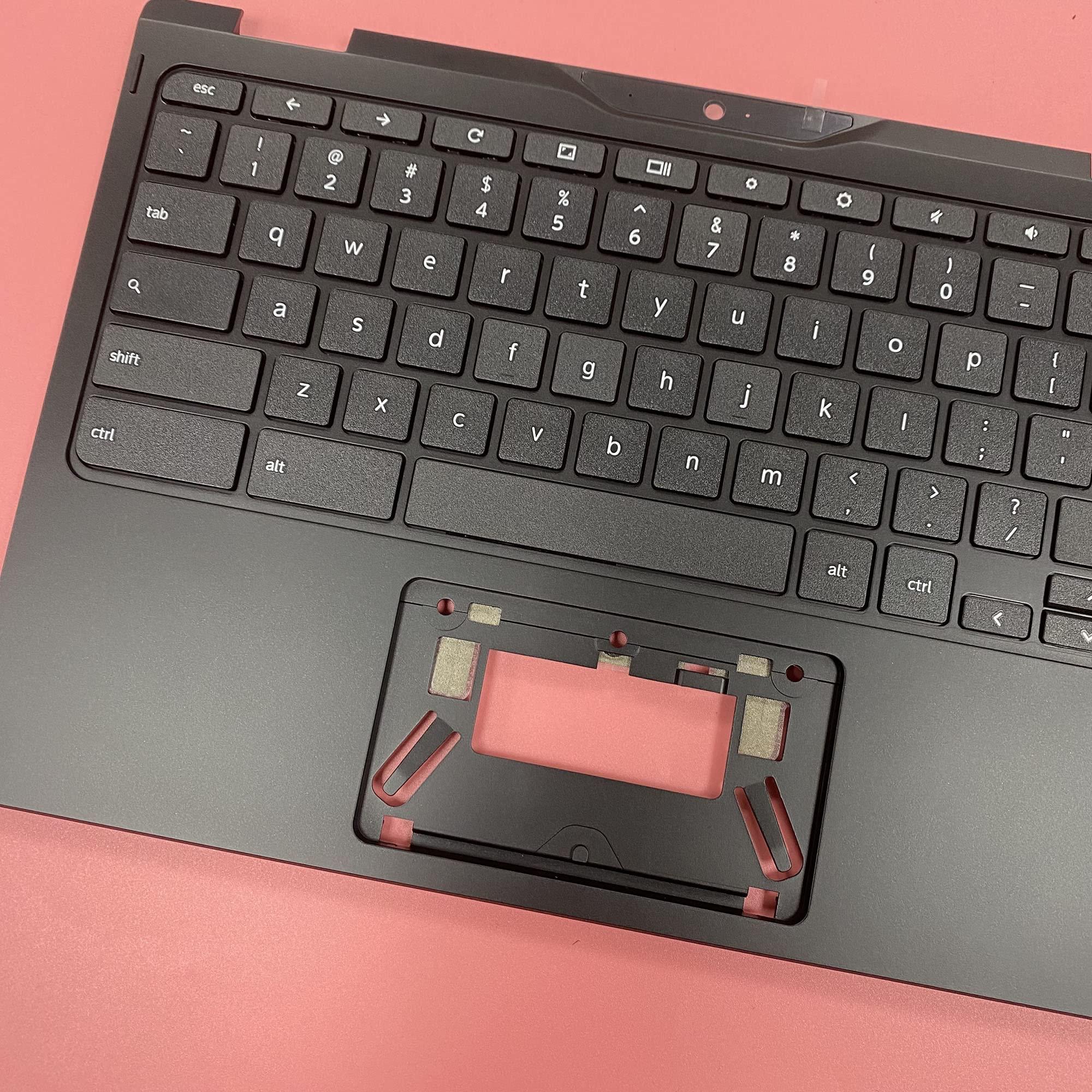 LTPRPTS LTPRPTS Replacement Laptop Upper Case Palmrest Keyboard Assembly Part for Chromebook Spin CP511-2HT R752T R752TN 6B.H93N7.021 Black