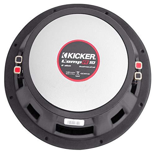 KICKER (2) Kicker 43CWR102 COMPR10 1600 Watt 10" Car Audio Subwoofers Subs CWR10-2