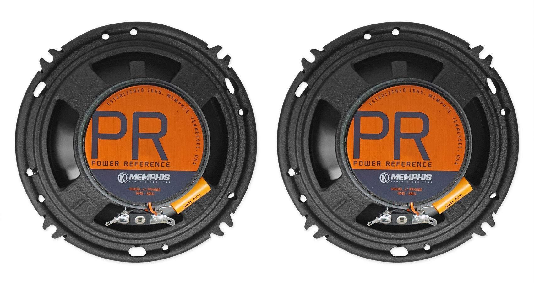 Memphis Memphis (4) Audio PRX602 6.5" 100 Watt Car Speakers w/PEI Dome Pivot Tweeters