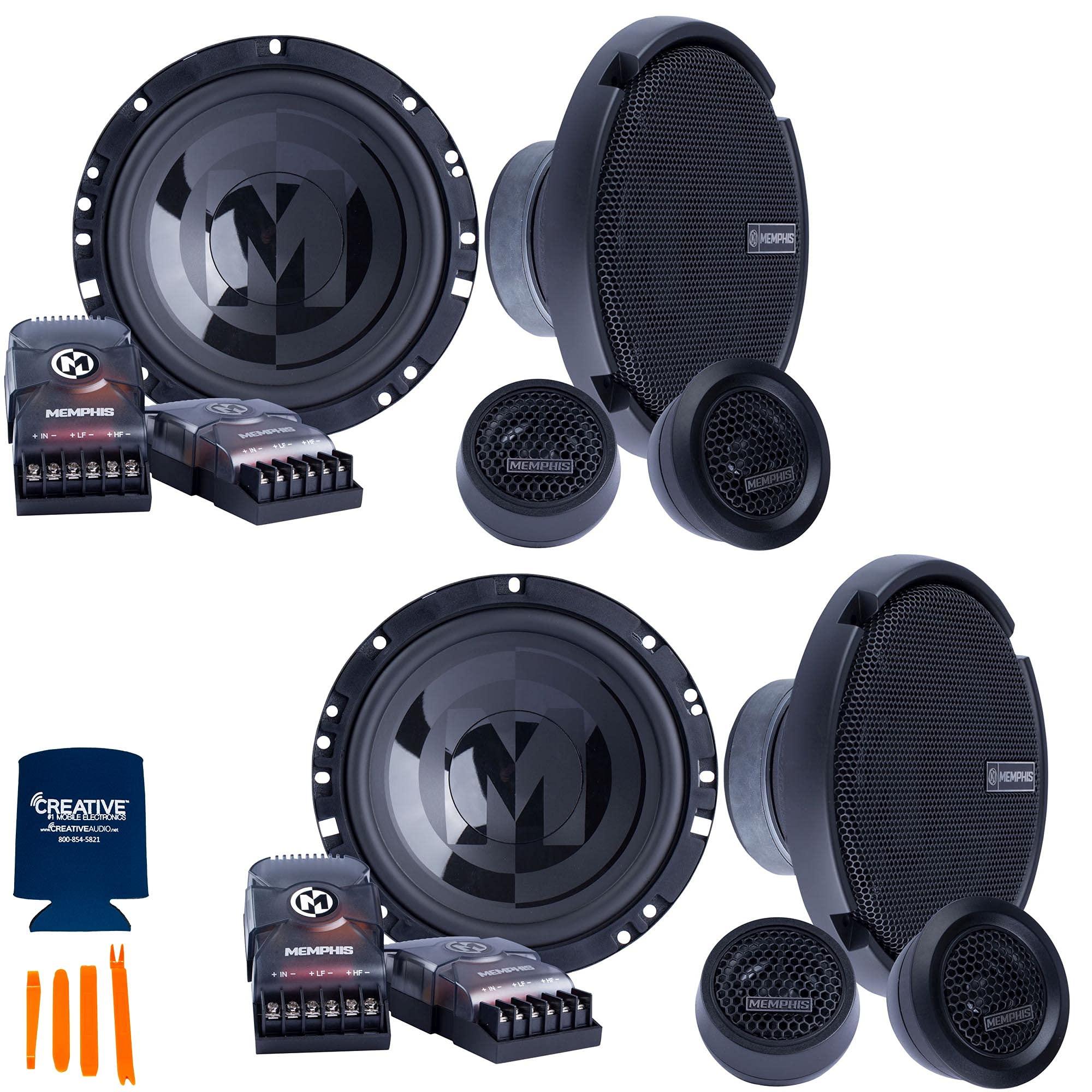 Memphis Audio Memphis Audio 2 Pairs of PRX60C Power Reference 6.75" Component Speakers