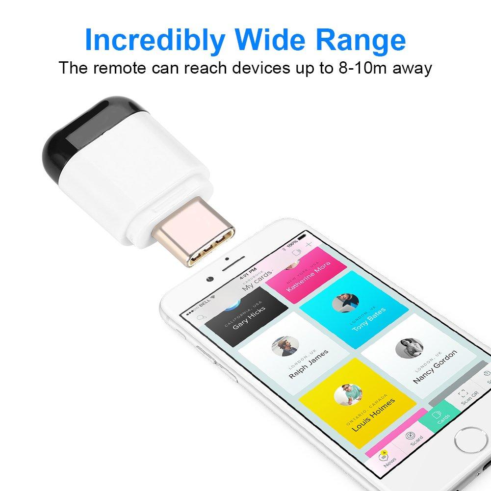 Acogedor Universal IR Remote Control Adapter for Android Smart Phone, OTG USB C Port Mini Mobile Phone Infrared Controller for Air Conditioner, Fan, Projector, TV, STB