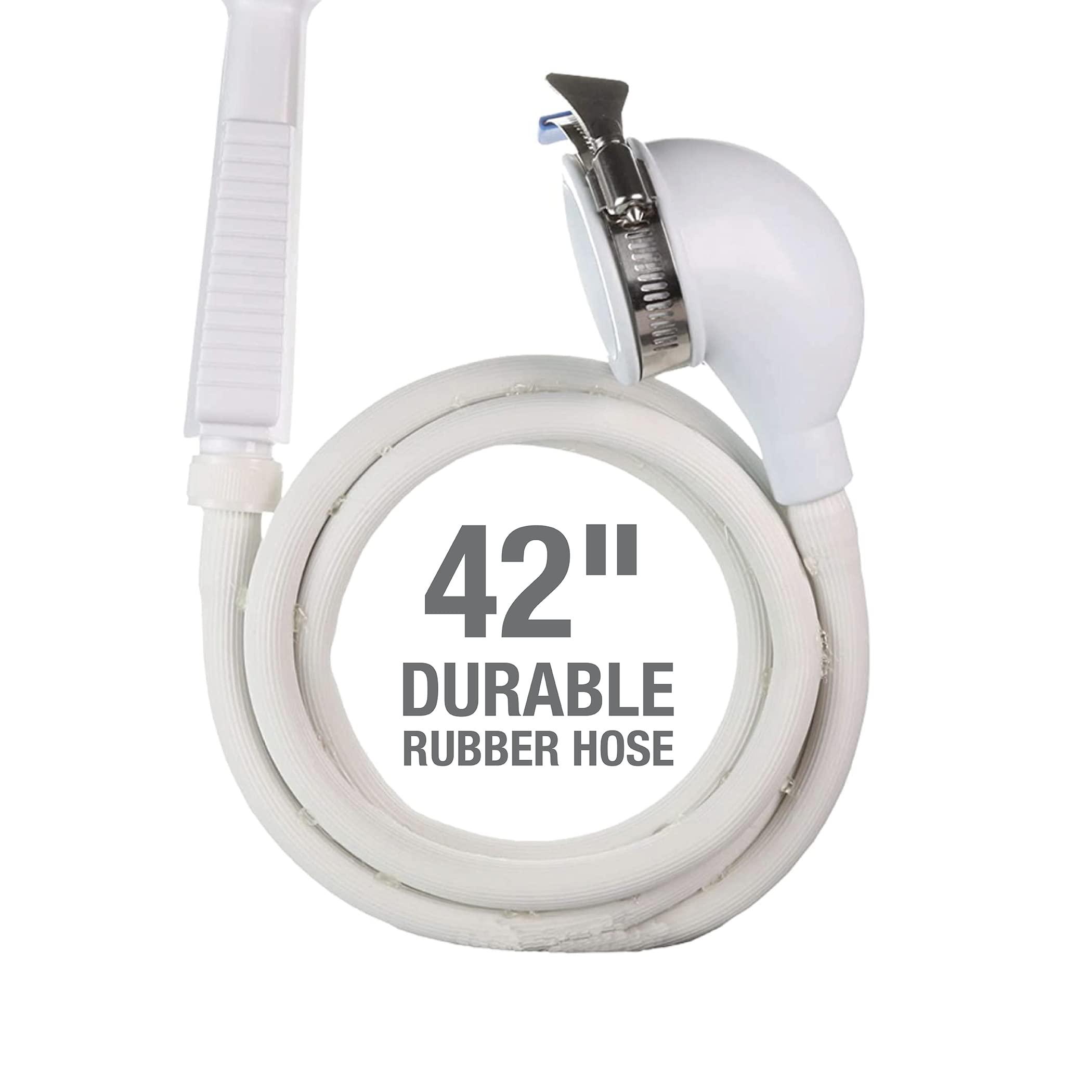 Danco Danco 10086 VersaSpray Portable Hand Held Shower Head Sprayer Fits Bathtubs without Diverter, (Pack of 1), White