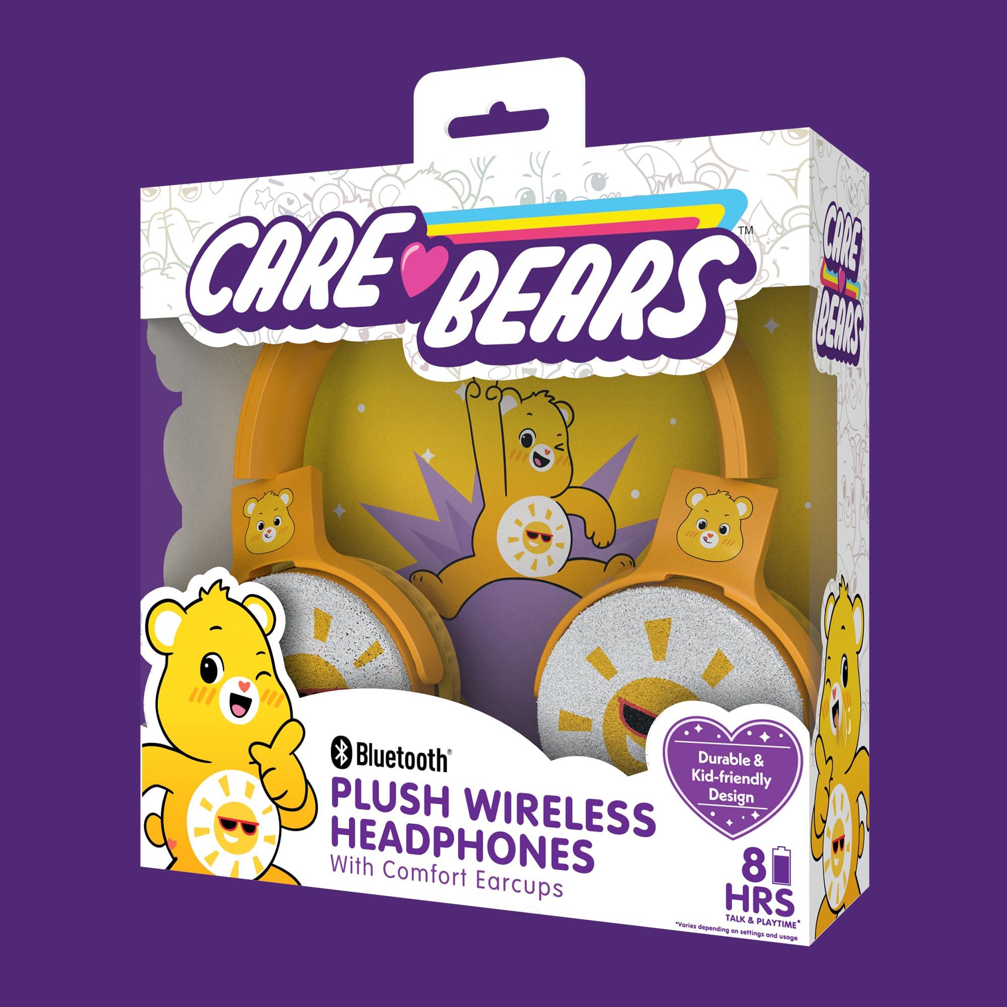 Care Bears Care Bears Plush Wireless Headphones Bluetooth, Kid-Friendly, Durable Design with Comfort Ear Cups, 8 Hours Playtime