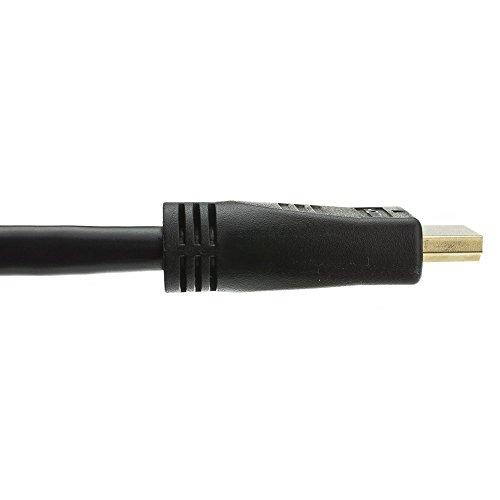 CableWholesale CableWholesale 4K Ultra High Speed HDMI Cable, 18 Gbps, HDMI-A Male to HDMI-A Male Connector, 26 AWG, Black, 10 feet