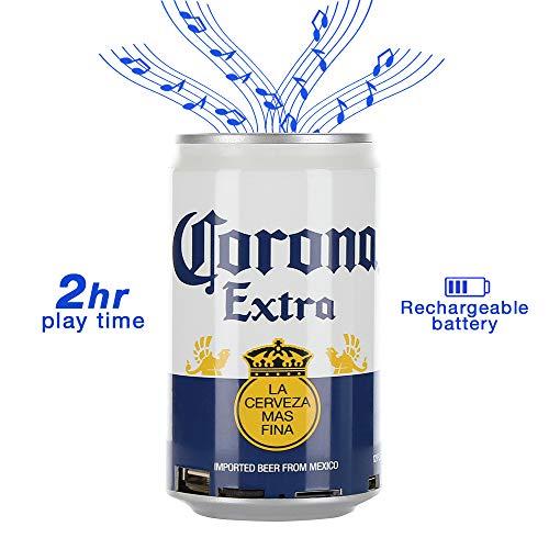 Corona Corona Can Beer Bluetooth Can Shaped Speaker Bluetooth Bottle Speaker Portable Wireless Speaker Portable Travel Stereo Speaker for Outdoor and Indoor Activities