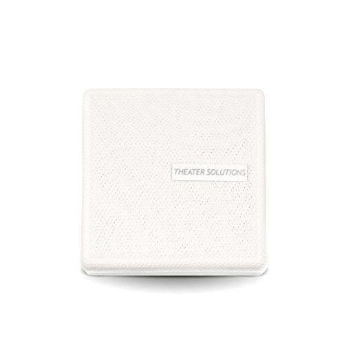 Theater Solutions Theater Solutions TS30W Mountable Indoor Speakers White Bookshelf 4 Pair Pack