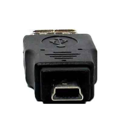 SANOXY SANOXY USB A Female to Mini USB B 5 Pin Male Adapter