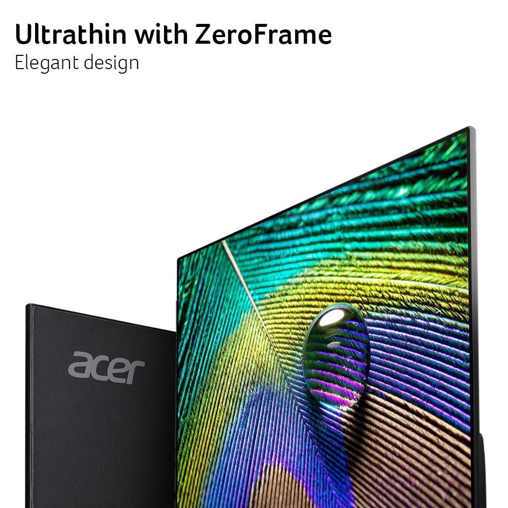 acer Acer SB270 G0bi 27" IPS Full HD (1920 x 1080) Ultra-Thin Zero-Frame Gaming Office Monitor | Adaptive-Sync Support (FreeSync Compatible) | Up to 120Hz Refresh | 1ms (VRB) | Tilt | HDMI & VGA Ports