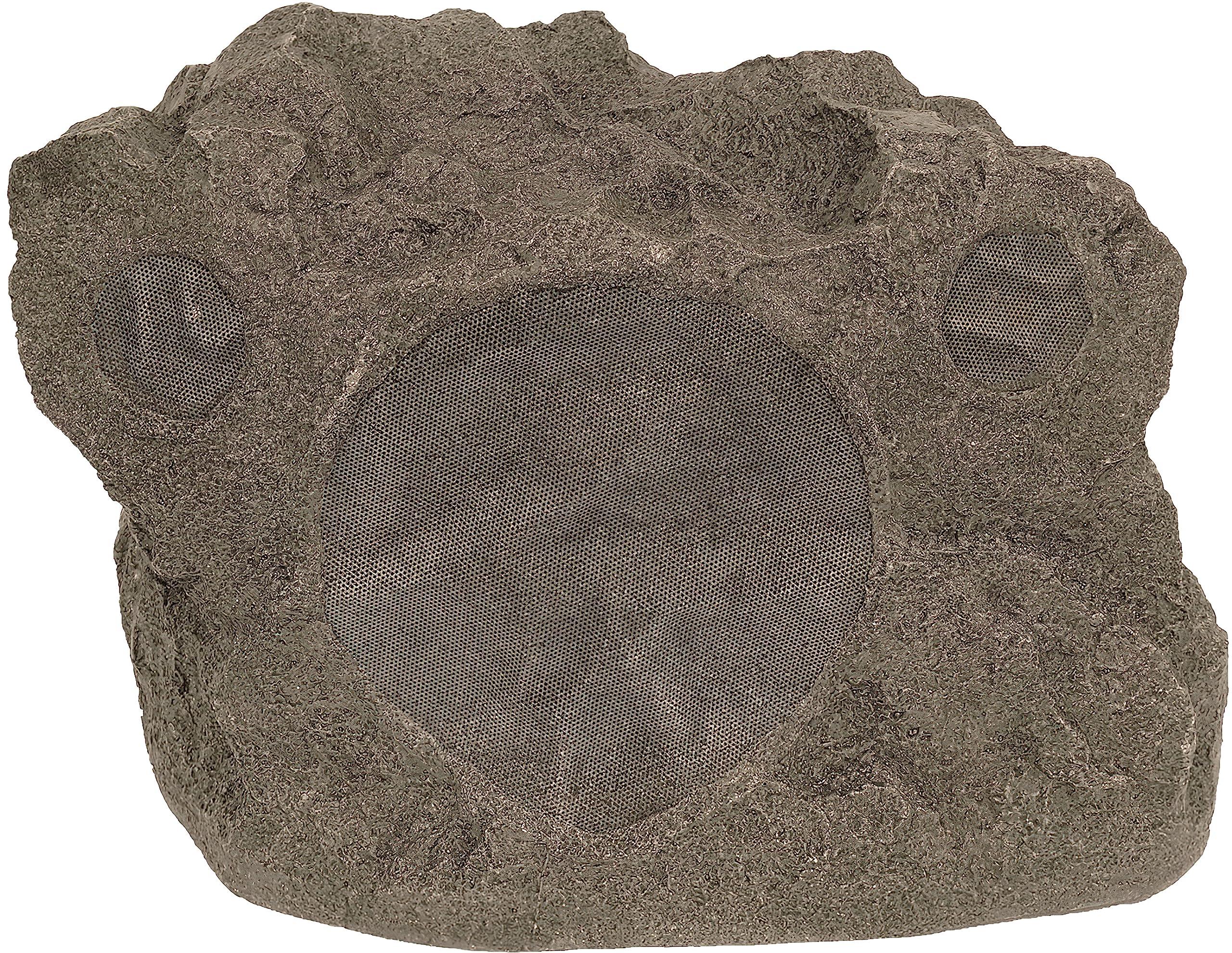 Proficient Audio Proficient Audio PAS-RS8SI-SB Model RS8Si DVC/SST Outdoor Rock Speaker, Shale Brown; 8" Injection-Molded TCC Filled Polypropylene Cone; Low Diffraction Aluminum Grilles; Dual Voice Coil Woofer